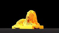 Figurine lion | 3D