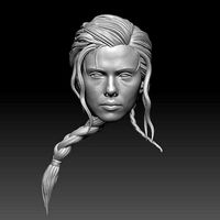 CUSTOM ENDGAME BLACK WIDOW HEADSCULPT | 3D