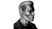 TERMINATOR T-800 bust FOR 3D PRINT 2 OPTIONS | 3D