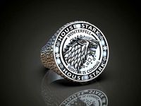 Ring house Stark Winterfell Thrones fun art | 3D