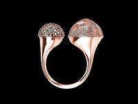 DOME JALI PAVE RING STL VERIFIED | 3D