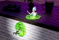 Rick Sanchez Middle Finger 1-0 For Print | 3D