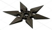 Ninja Star Fidget Spinner | 3D