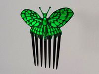 HairClip Butterfly | 3D