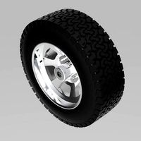 FMS Suzuki Jimny LJ10 LJ80 Tire and Rim 1to6 | 3D