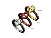 Diamond anchor link fashion band Us sizes 6 7 8 | 3D