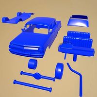 HOLDEN SPECIAL EH 1963 PRINTABLE CAR IN SEPARATE PARTS | 3D
