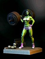She Hulk Statues 3D Model Ready to Print | 3D
