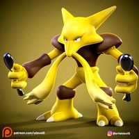 ALAKAZAM POKEMON | 3D