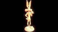 Coyote Cartoon Scene 3D print model | 3D