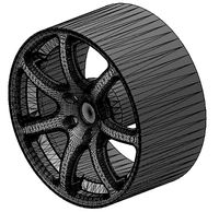 Wheels for scale model TVR Tuscan | 3D