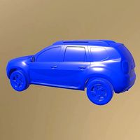 DACIA DUSTER 2011 PRINTABLE CAR IN SEPARATE PARTS | 3D