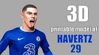 3d printable statue of Kai Havertz | 3D