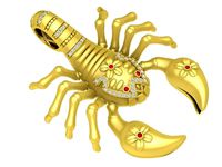Diamond Scorpio Pendant 3898 | 3D