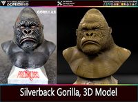 Silverback Gorilla 3D Model | 3D