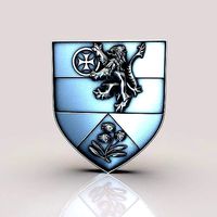 lion and fiowers | 3D