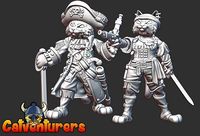 Feline Pirate Couple | 3D