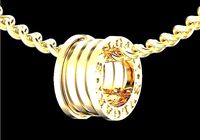 mini pendant bvlgari Bzero1 necklace 545 | 3D