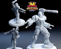 Marvel crisis protocol warmachine presupported included | 3D