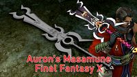 Auron Masamune Sword - Final Fantasy X | 3D