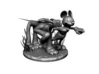 Mickey mouse and Pluto for 3D print STL | 3D