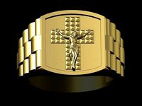 ANILLO CRISTO JESUS ROLEX | 3D