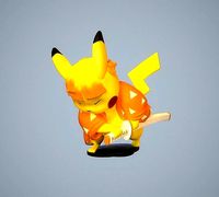Zenitsu Pikachu | 3D