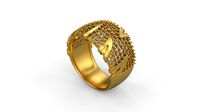 Cocktail Ring 064 | 3D