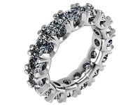 Round Diamond ring 1903 3D print model | 3D