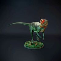 Dilophosaurus walking | 3D