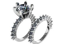 Round Halo Ring With Band 1868 3D print model | 3D