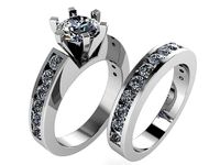 Miracle 2-Row Diamond ring  1846 3D print model | 3D