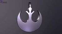 Rebel Alliance Pendant magnet | 3D