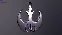 Rebel Alliance and Jedi Order Pendant magnet | 3D