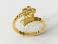 Shooting Star Ring | 3D