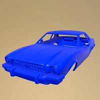 FORD MUSTANG MKII COUPE 1974 PRINTABLE CAR BODY | 3D