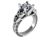 Fashion Milgrain Ring 1800 3D print model | 3D