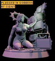 PLUGGED IN GODDESS - BY CIZJUT | 3D