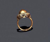 skeleton skull ring closing eyes | 3D