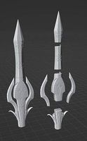 gungnir odin scepter | 3D