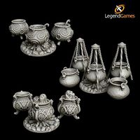 LegendGames Cauldron Set for Halloween | 3D