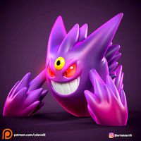 MEGA GENGAR POKEMON | 3D