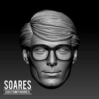 Clark Kent - Superman - Christopher Reeve Head | 3D