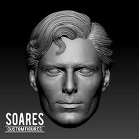 Superman - Christopher Reeve Head | 3D