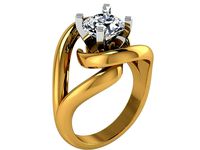 Wonderful Oval Bridge Rind 1750 3D Print model | 3D