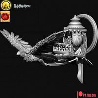 Highborn elves Sky sloop chariot | 3D