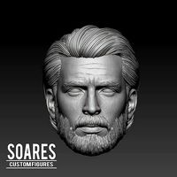 Captain America Infinity War - Steve Rogers Head | 3D