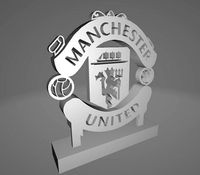3D Design Manchester United Logo | 3D