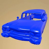 CADILLAC ECTO-1 GHOSTBUSTERS 1959 PRINTABLE CAR BODY | 3D