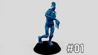 Zombie Undead Pose 01 3D print model | 3D